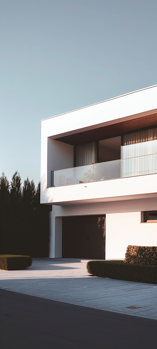 Modern luxury residential building exterior